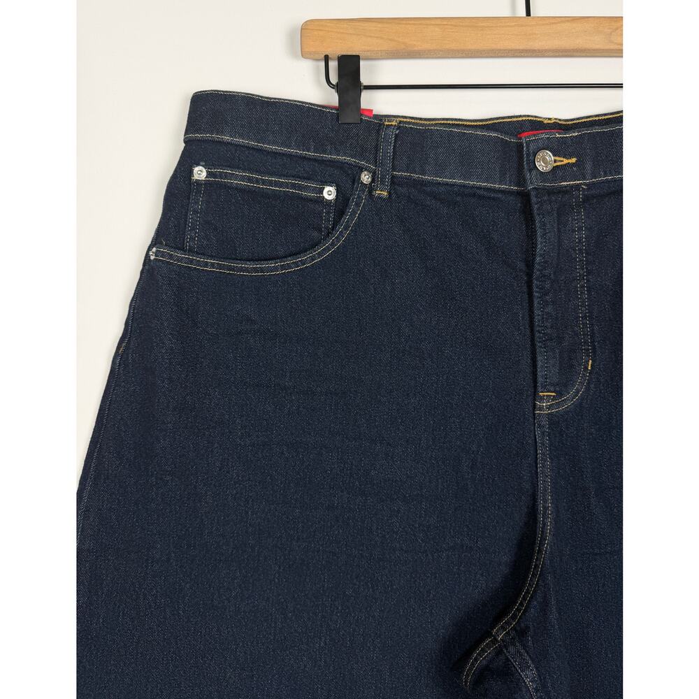 Spanx Cuffed Horseshoe Jeans in Marina Blue 3X High Rise Casual Wardrobe Basics - Picture 6 of 14